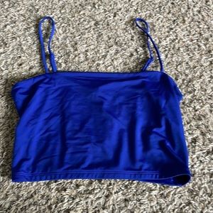 NWT Express Body Contour Cropped Square Neck Tank